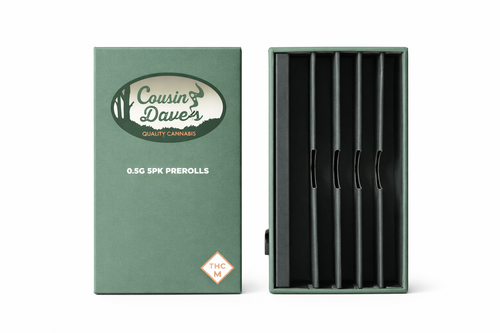 Custom Printed CBD Pre-Roll Drawer Box with Divider